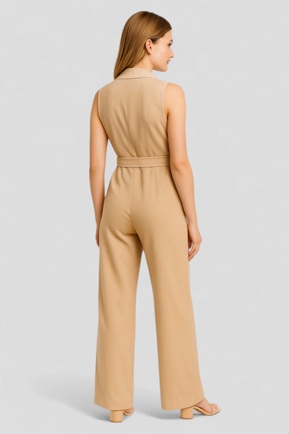 Aela | Damen Elegante V-Ausschnitt Jumpsuit