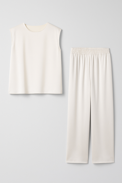 Abbey | Damen Eleganter Zweiteiler Set Sommer