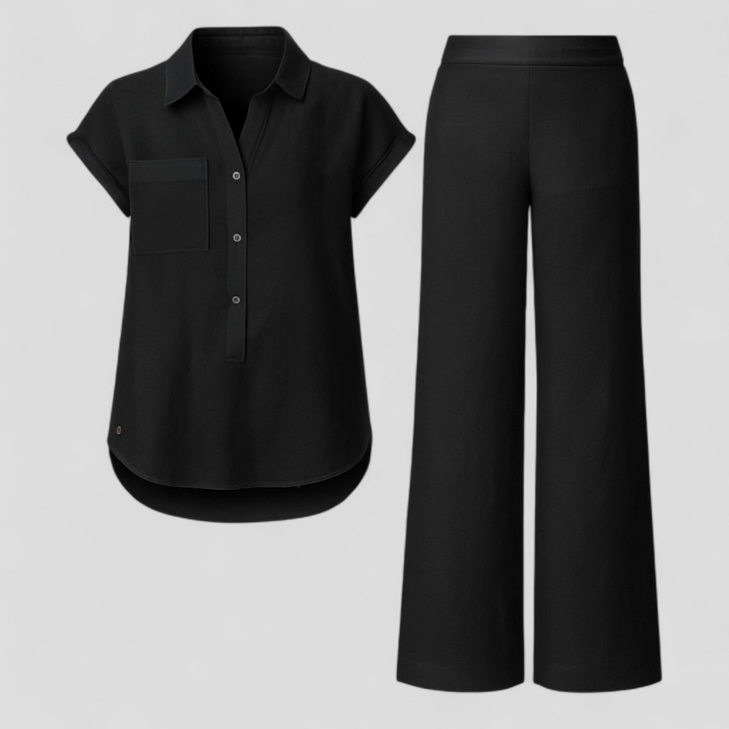 Ismeralda | Damen Elegantes Leinen Sommer-Outfit