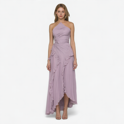 Aurie | Damen Elegantes Lila Kleid