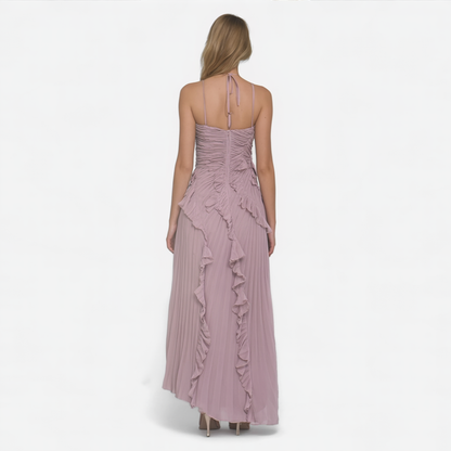 Aurie | Damen Elegantes Lila Kleid