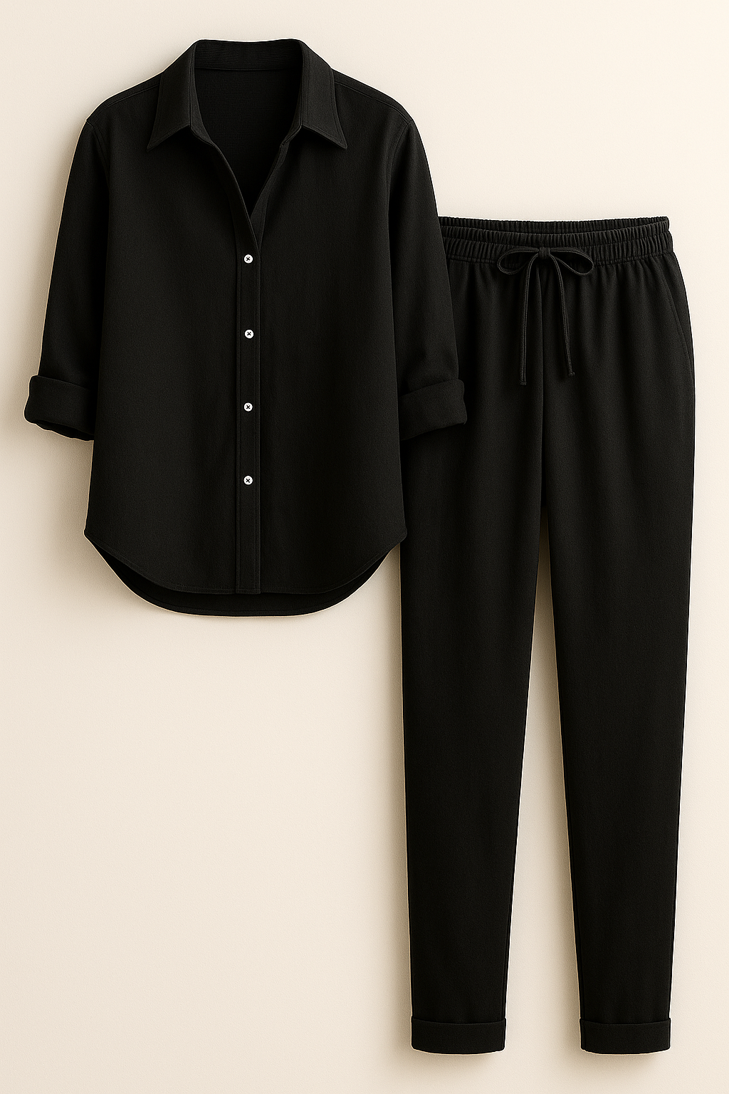 Beth | Damen Elegantes Sommer-Outfit aus Leinen