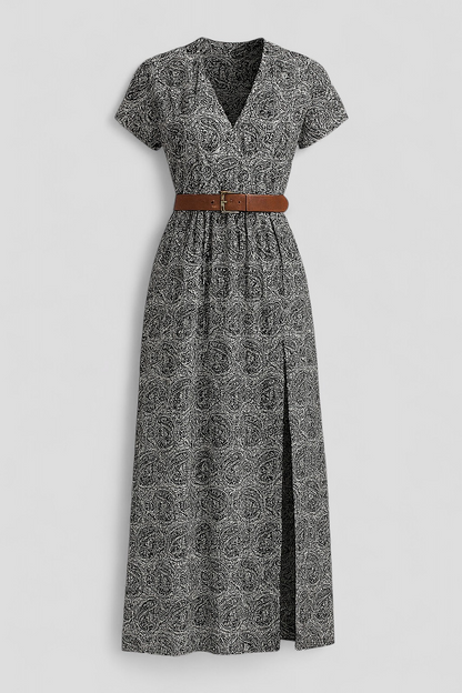 Nelle | Damen Elegantes Sommerkleid Maxi Kleid