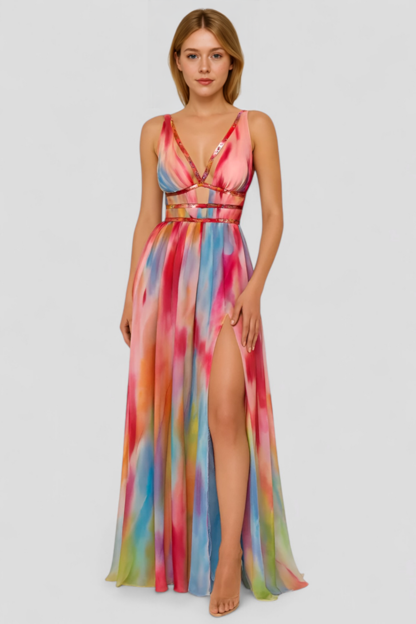 Fia | Damen Elegantes Sommerkleid