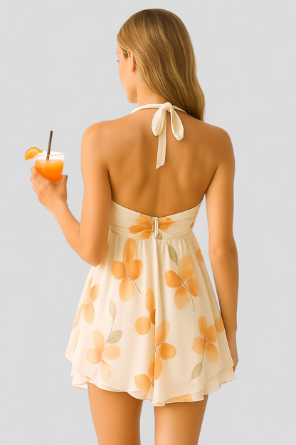 Ciana | Damen Floral Mini Kleid