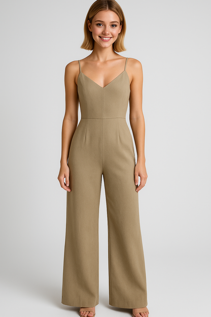 Maribel | Damen Elegant Ärmellos Jumpsuit