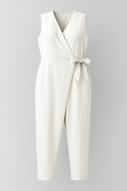 Leona | Damen Jumpsuit Elegant Ohne Ärmel