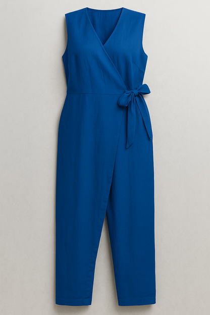 Leona | Damen Jumpsuit Elegant Ohne Ärmel