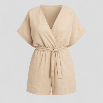 Martina | Damen Jumpsuit Elegant Sommer Leinen