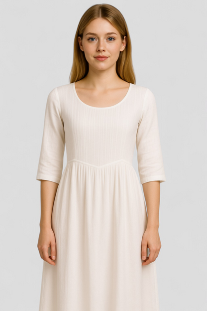 Rita | Damen Lässiges Leinenkleid für den Sommer