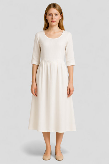 Rita | Damen Lässiges Leinenkleid für den Sommer