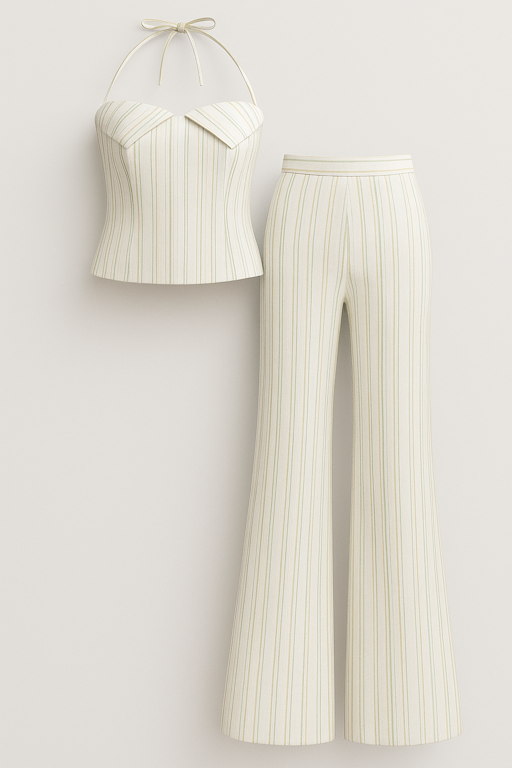 Camilla | Damen Leichter Sommeranzug mit Top und Hose