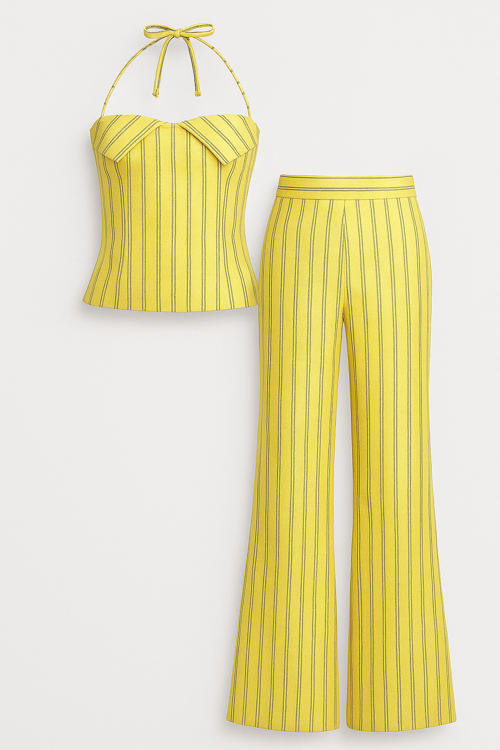Camilla | Damen Leichter Sommeranzug mit Top und Hose