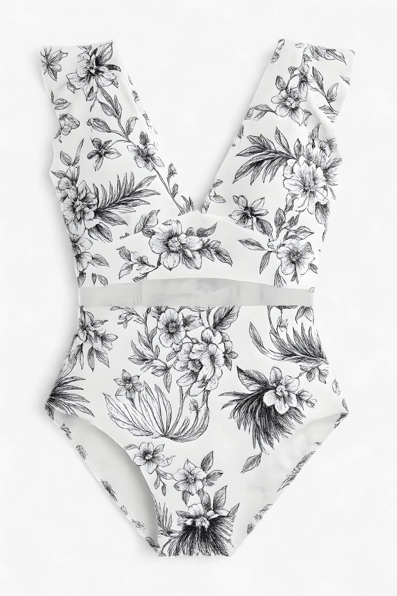 Melody | Damen Sexy Badeanzug mit Netzdetails