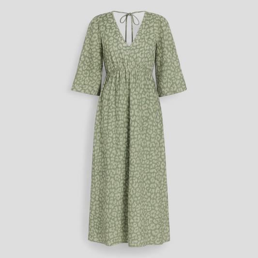 Aleiah | Damen V-Ausschnitt Sommerkleid in Farben