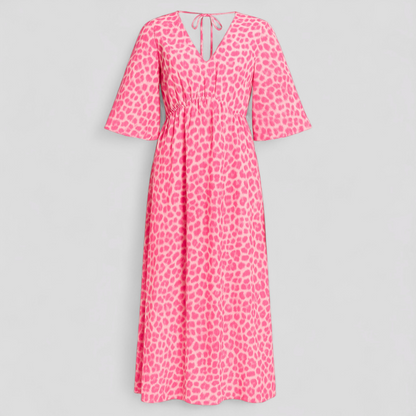 Aleiah | Damen V-Ausschnitt Sommerkleid in Farben