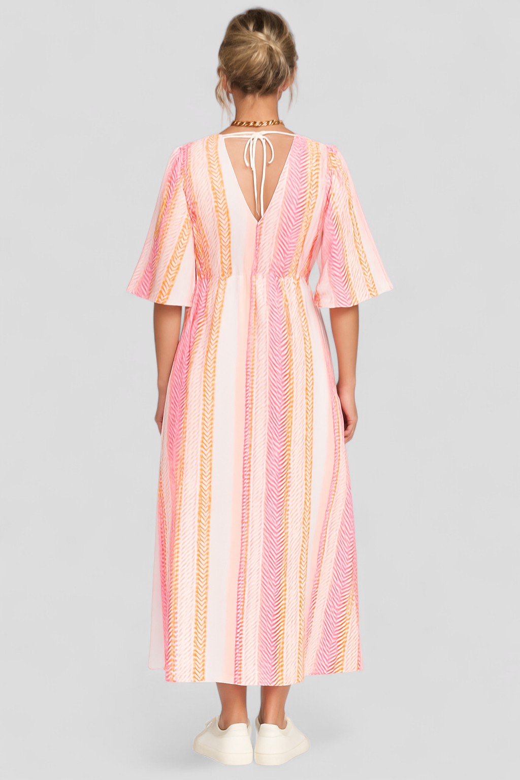 Aleiah | Damen V-Ausschnitt Sommerkleid in Farben