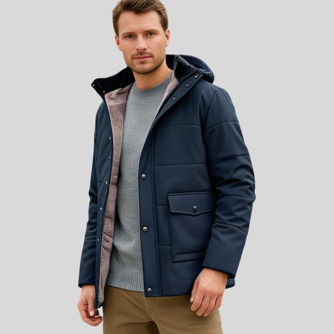 ThermoMax - Herren-Kapuzenjacke für den Winter