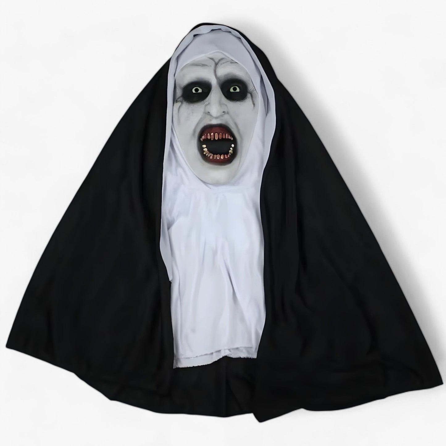 LED Nonnenmaske - Gruseliges Halloween-Outfit