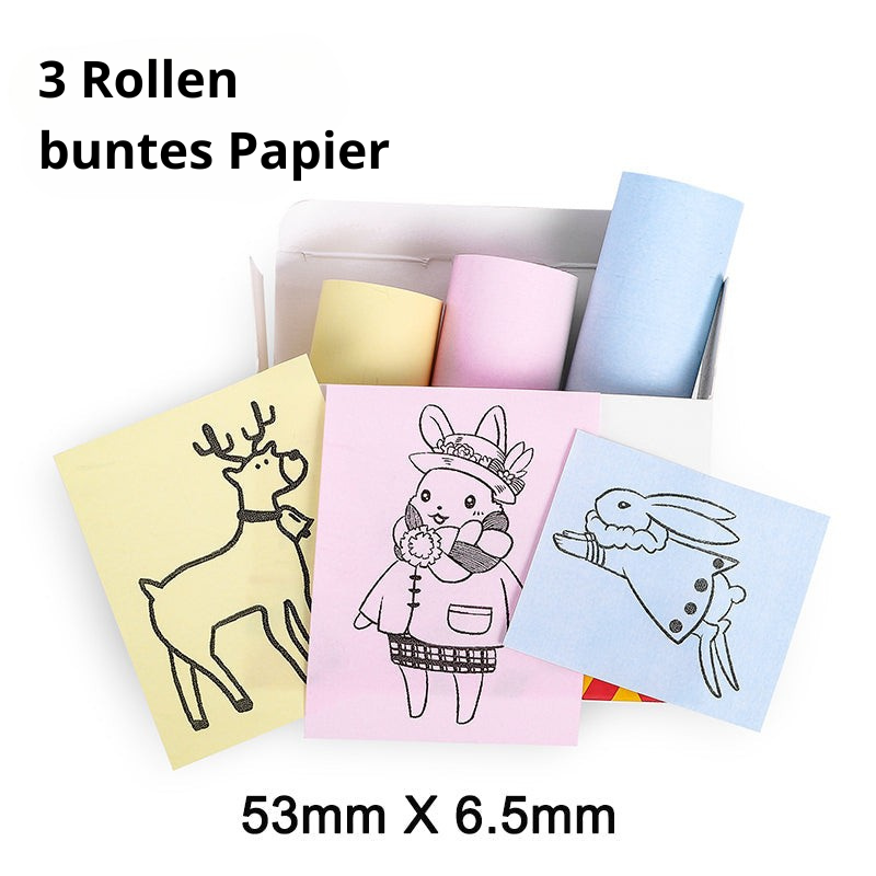 PrintPocket™ Tragbarer Mini-Drucker für Notizen und Fotos