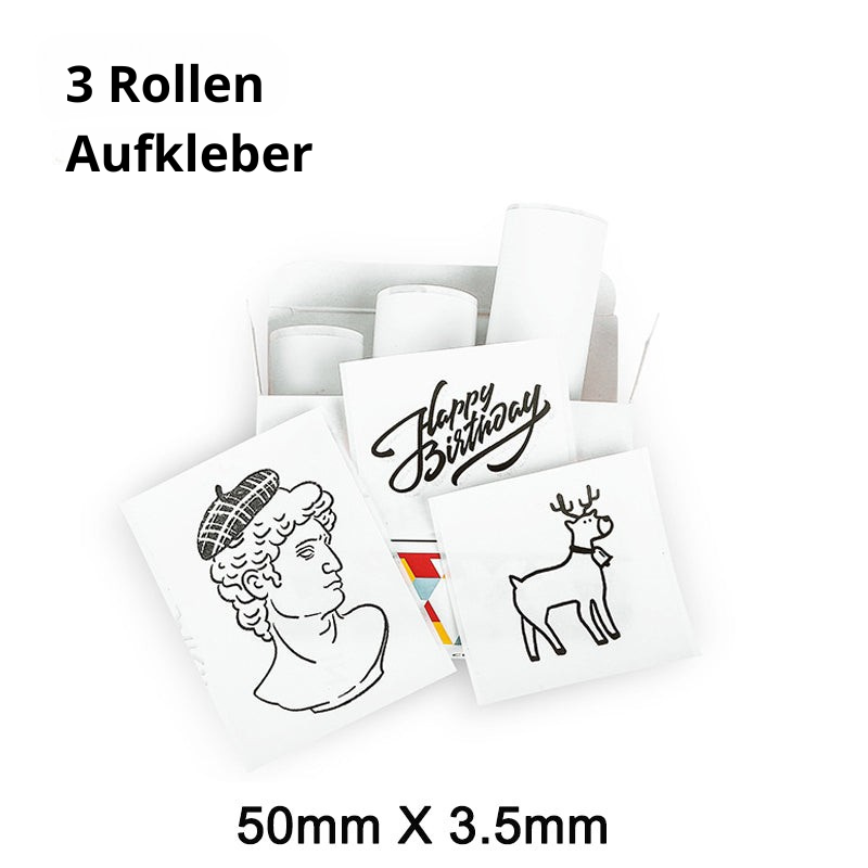 PrintPocket™ Tragbarer Mini-Drucker für Notizen und Fotos