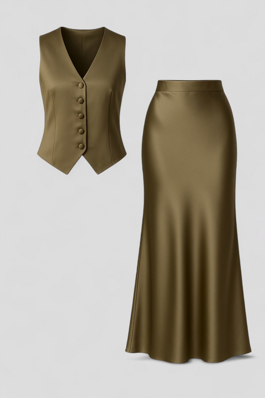 Mia | Elegantes Damen Set aus Top und Rock