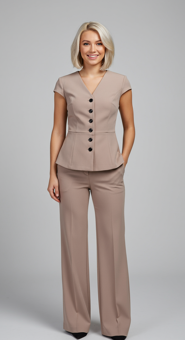 Aria | Elegantes Damen Set mit Top und Hose