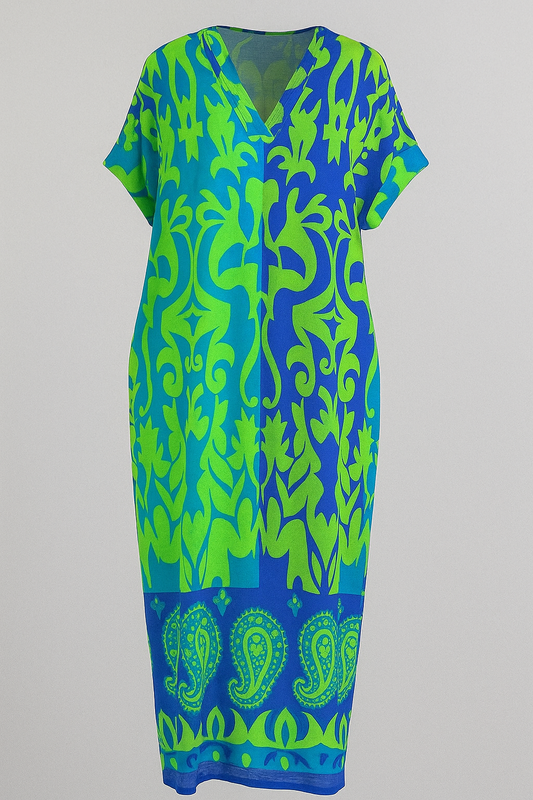 Nova | Elegantes Damenkleid Mit Blumenmuster