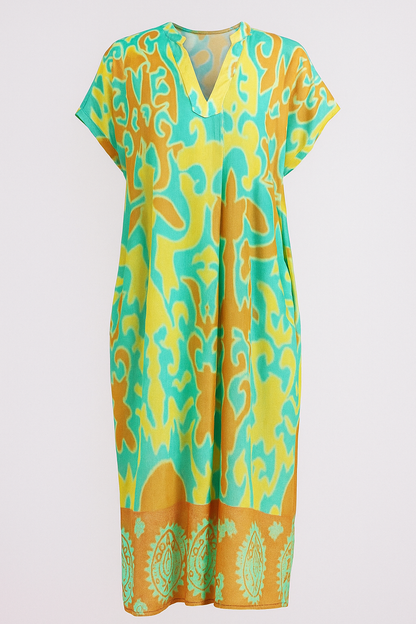 Nova | Elegantes Damenkleid Mit Blumenmuster