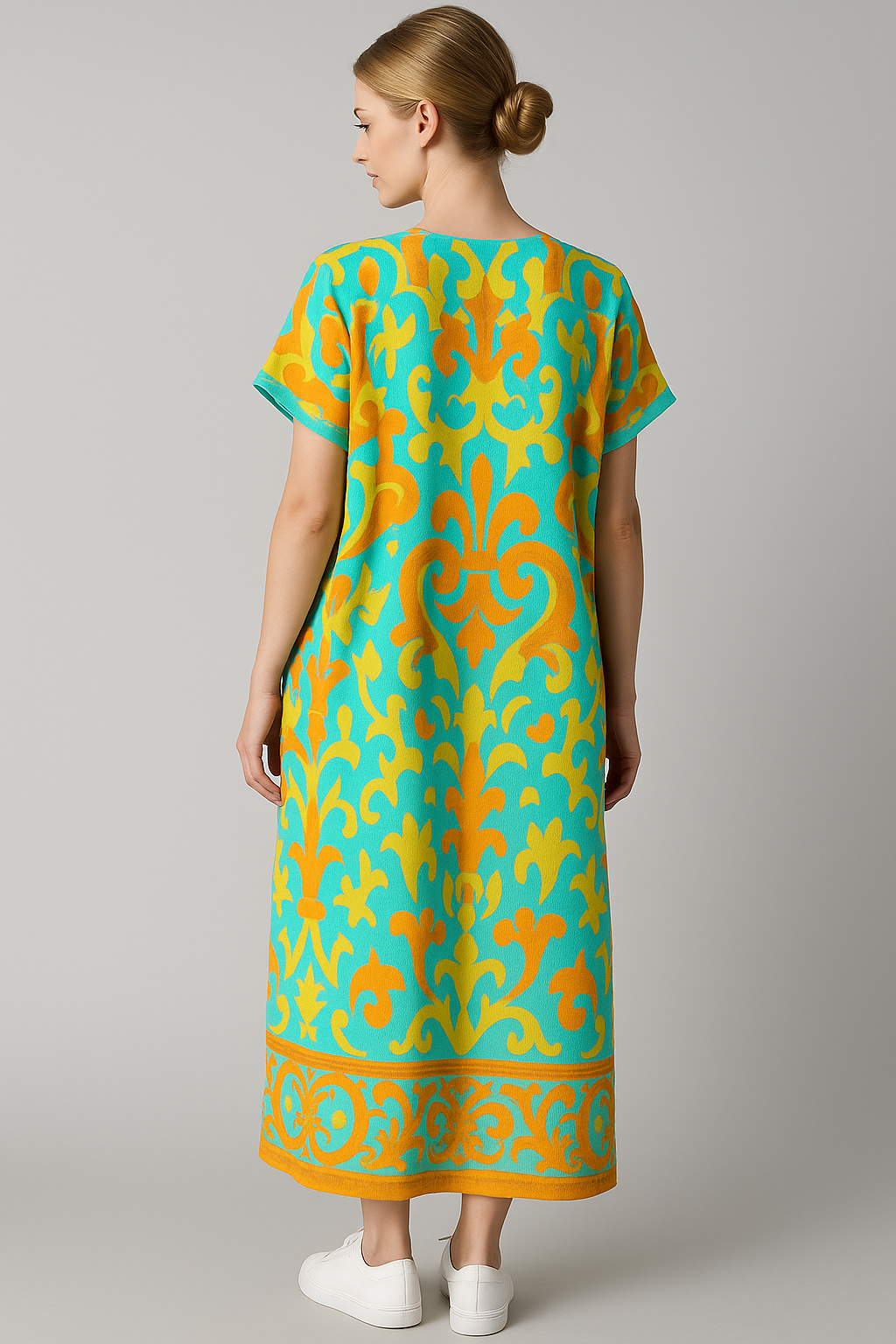 Nova | Elegantes Damenkleid Mit Blumenmuster