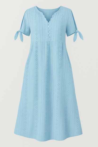 Brisa | Elegantes Damenkleid Mit V-Ausschnitt