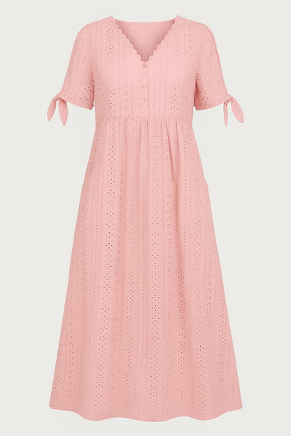Brisa | Elegantes Damenkleid Mit V-Ausschnitt