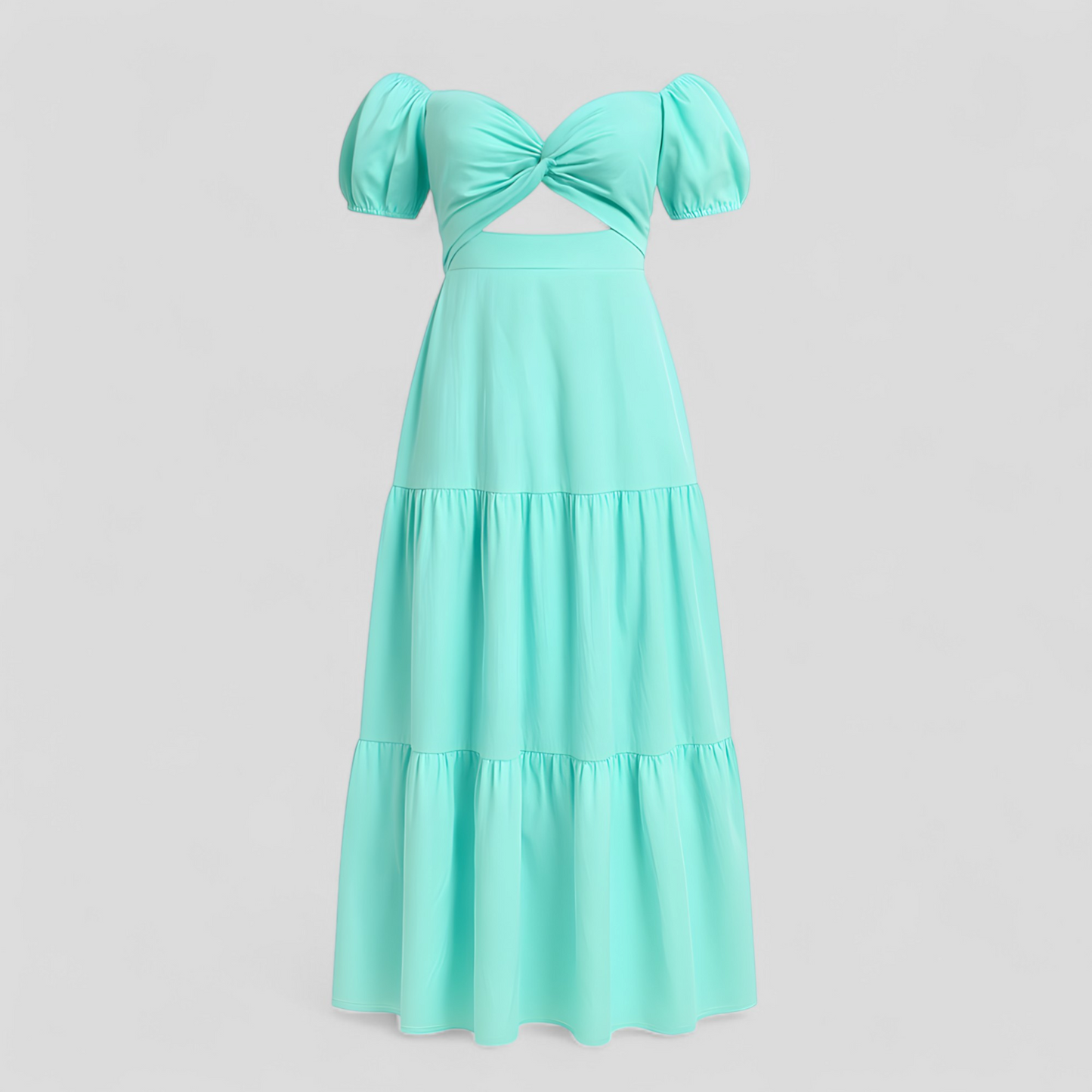 Martina | Elegantes Damenkleid mit Knoten-Design