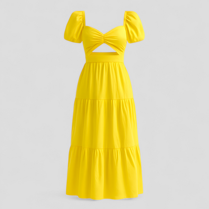 Martina | Elegantes Damenkleid mit Knoten-Design