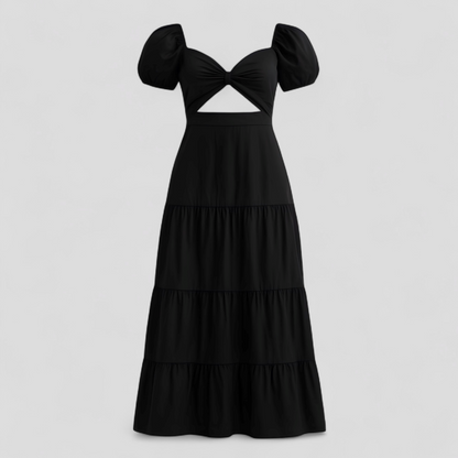 Martina | Elegantes Damenkleid mit Knoten-Design