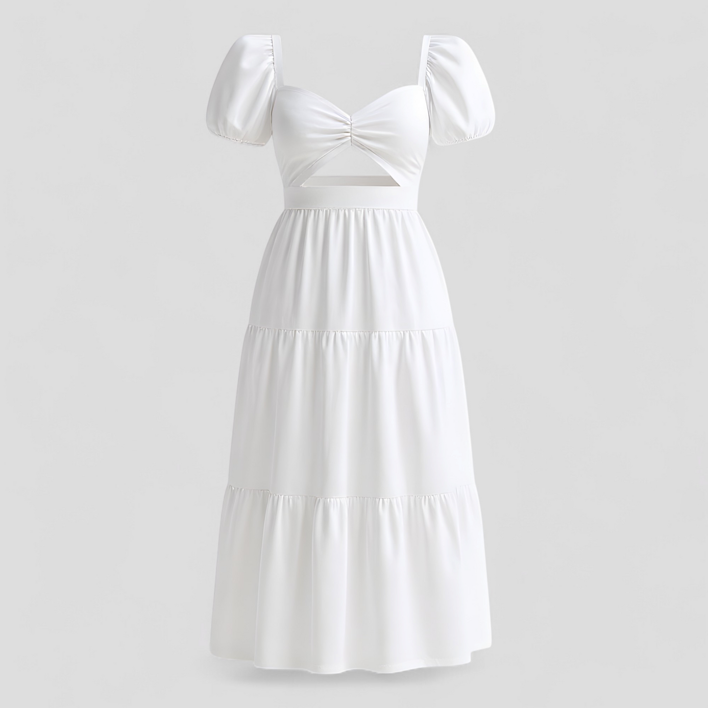 Martina | Elegantes Damenkleid mit Knoten-Design