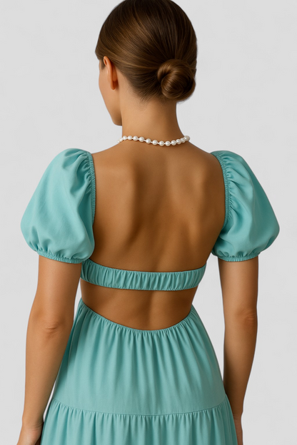 Martina | Elegantes Damenkleid mit Knoten-Design