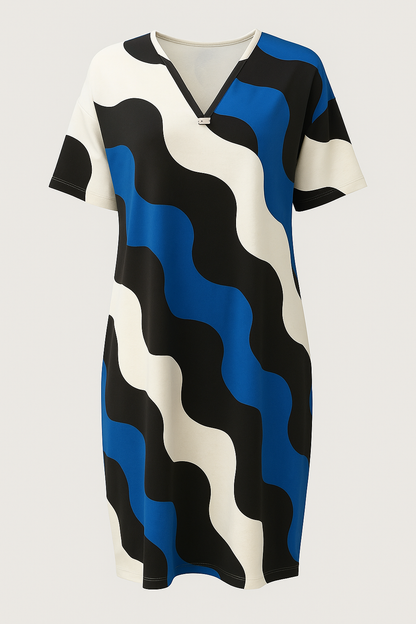 Lacey | Elegantes Damenkleid mit V-Ausschnitt