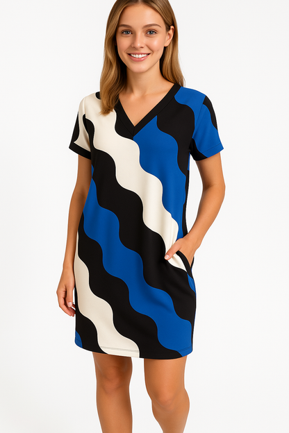 Lacey | Elegantes Damenkleid mit V-Ausschnitt