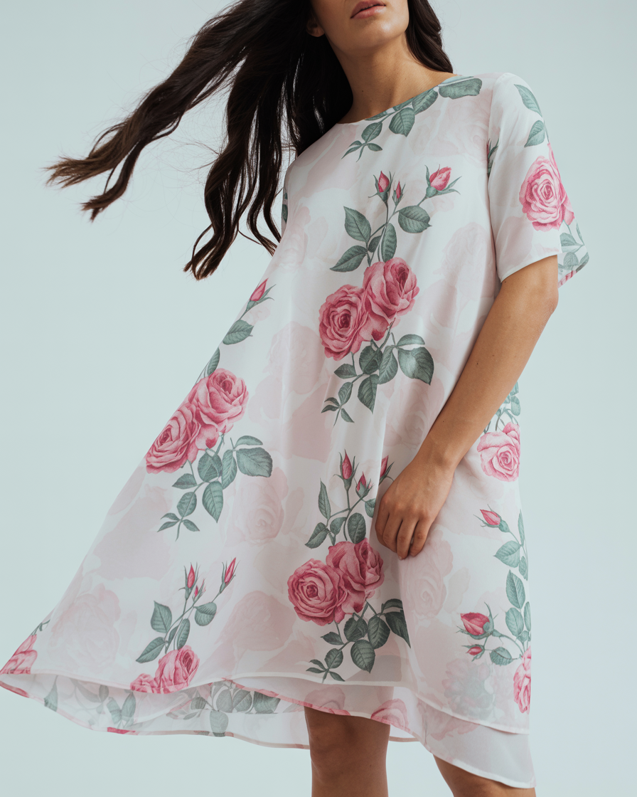 Eliza | Chiffonkleid für Damen