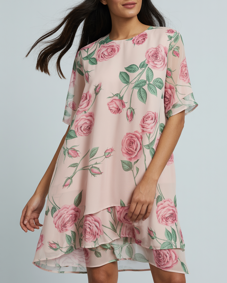 Eliza | Chiffonkleid für Damen