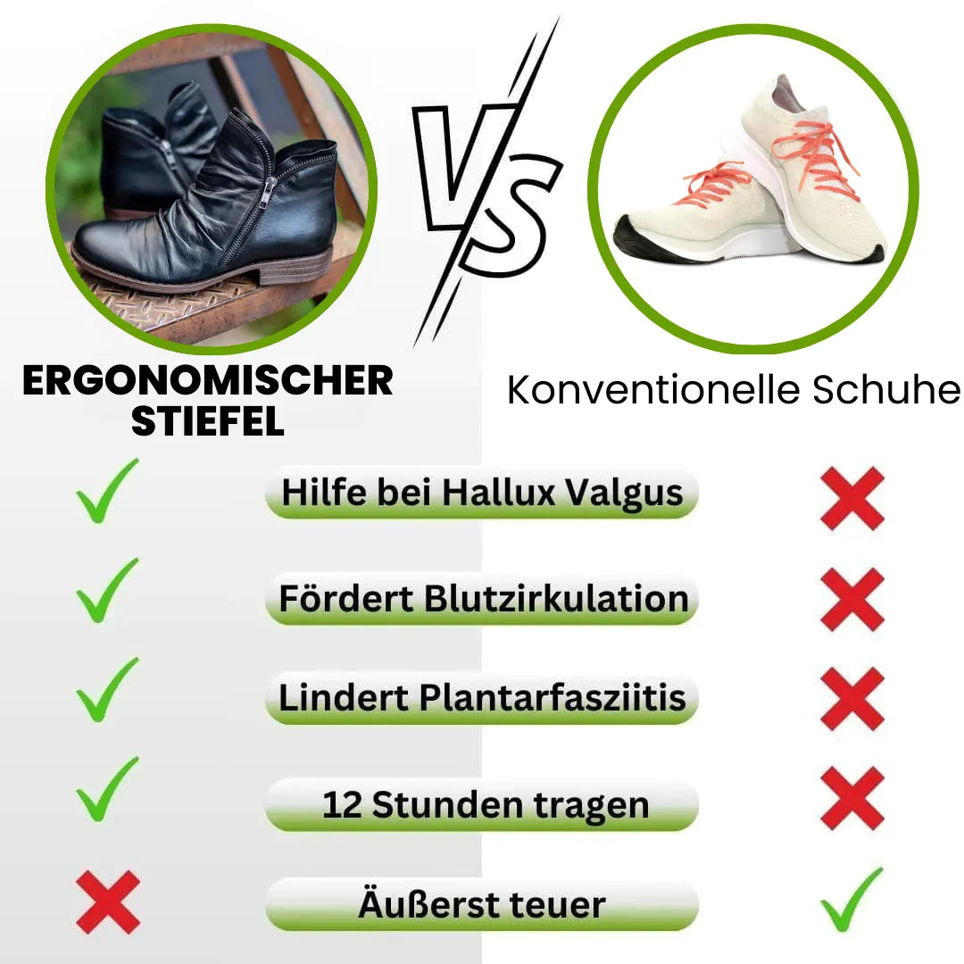 Ergonomischer Stiefel für Komfort und Schmerzlinderung
