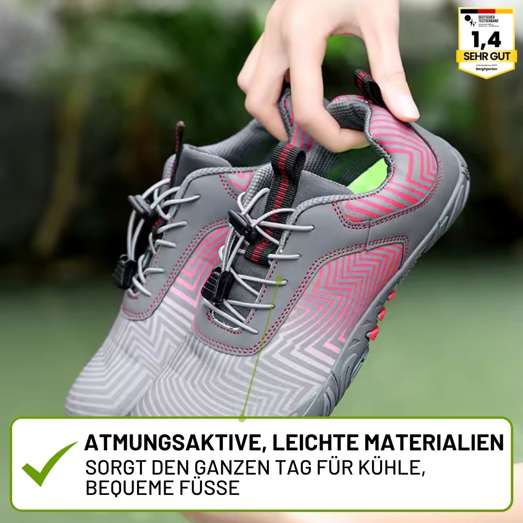 FALKO - ergonomische, schmerzlindernde & wasserabweisende Barfußschuhe für sicheres, gelenkschonendes Gehen für Senioren