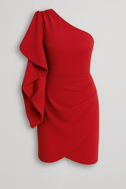 Molly | Asymmetrisches Mini-Kleid für Damen