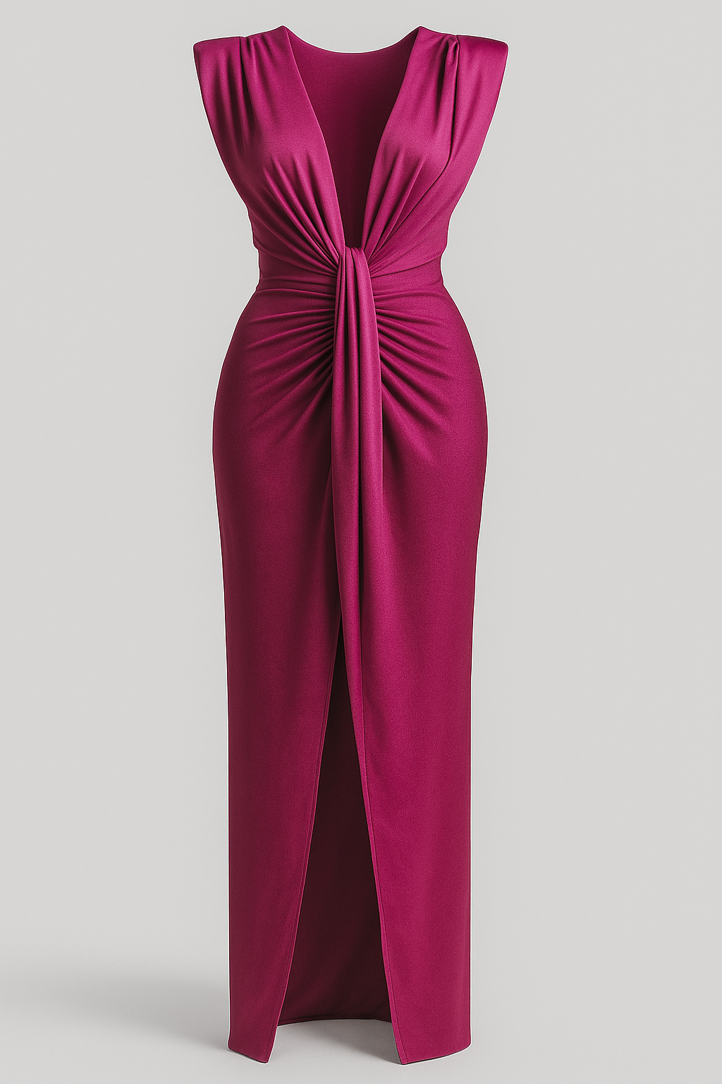 Martha | Damenkleid aus Glänzendem Satin