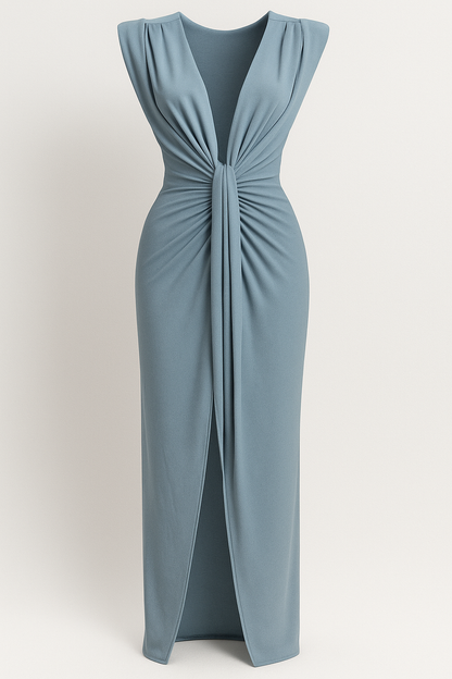 Martha | Damenkleid aus Glänzendem Satin