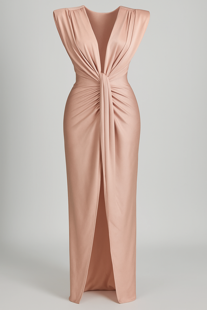 Martha | Damenkleid aus Glänzendem Satin