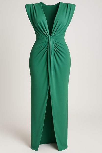 Martha | Damenkleid aus Glänzendem Satin