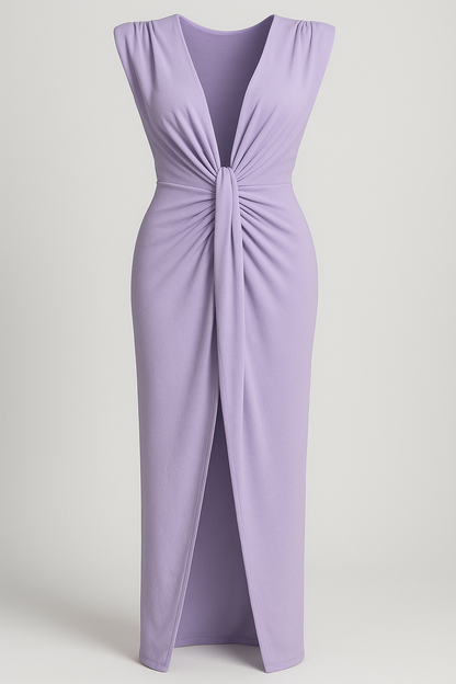 Martha | Damenkleid aus Glänzendem Satin