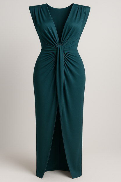 Martha | Damenkleid aus Glänzendem Satin